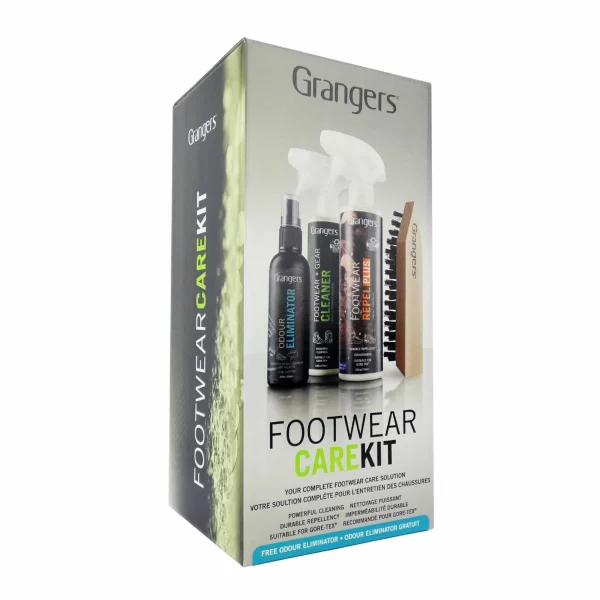 Granger’s Footwear Care Kit Eco Schwarz – Grau – Grün – Blau – Weiß 1