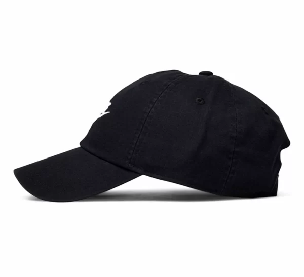 Nike Heritage86 Futura Washed Cap Schwarz – Weiß 4