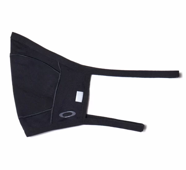 Oakley Cloth Face Covering Fitted Light Mundmaske Schwarz 1