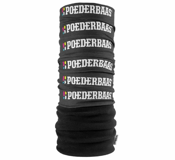 Poederbaas Sports Performance Schal Senior Schwarz – Weiß 1