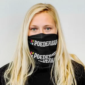 Poederbaas Sports Performance Schal Senior Schwarz – Weiß 13