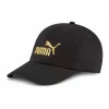 Puma ESS Cap Senior Schwarz – Gold 14