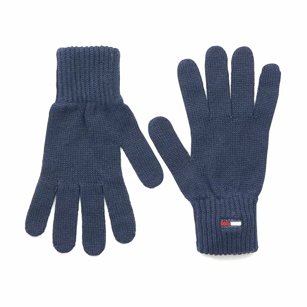 Tommy Hilfiger Flag Handschuhe Damen Dunkelblau 1