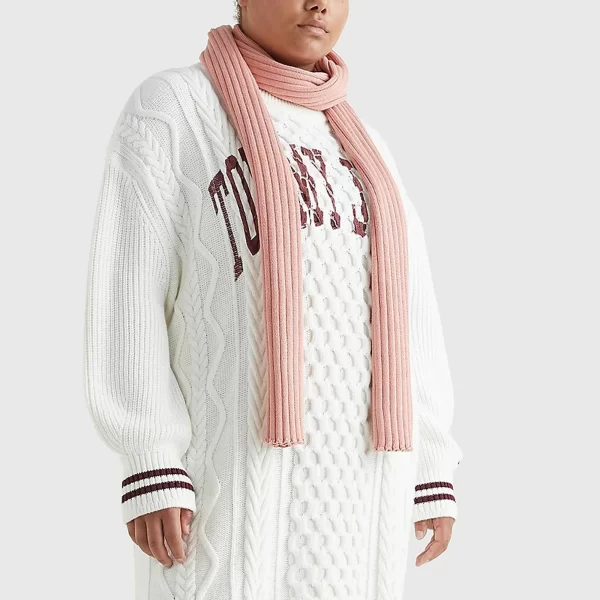 Tommy Hilfiger Flag Schal Damen Orange/rosa 4