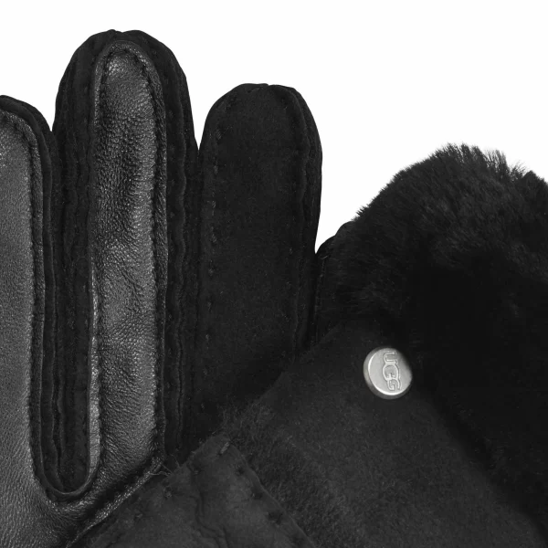 UGG Seamed Tech Handschuhe Damen Schwarz 4