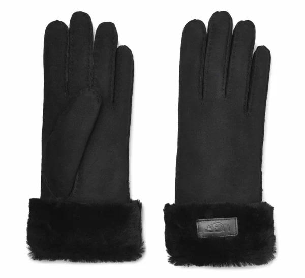 UGG Turn Cuff Handschuhe Damen Schwarz 3